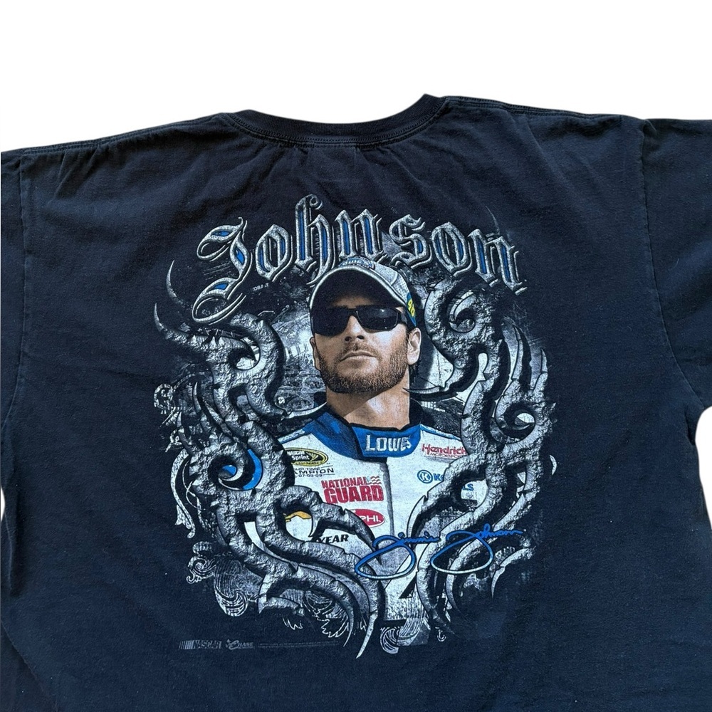 Vintage 2010 Jimmie Johnson NASCAR T-Shirt Chase Authentics 2XL 48 Lowe’s Racing - Picture 4 of 6